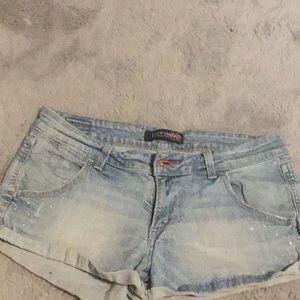 Short jean shorts